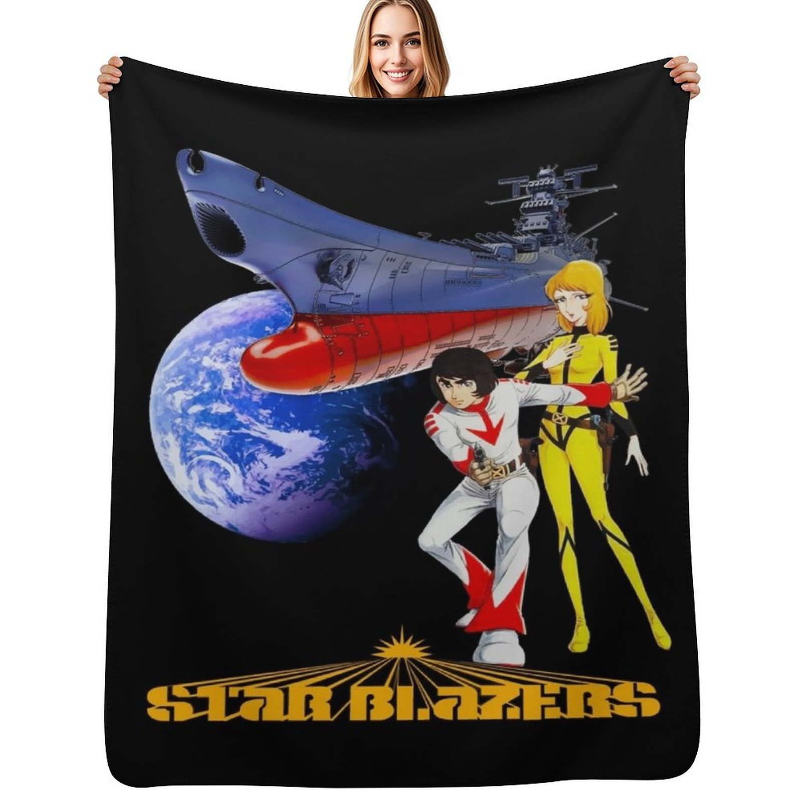 Nova Decor & Lighting Julestjerne - Классическая футболка Star Blazers, плед Wild