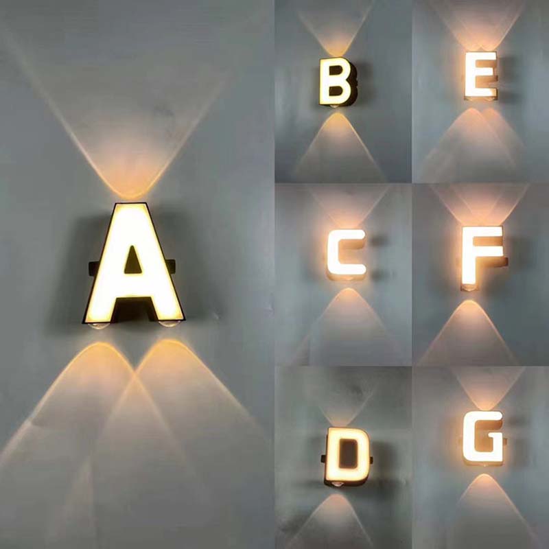Lighting Decor Company - Светодиодные буквы, знак 26, алфавит вверх,
