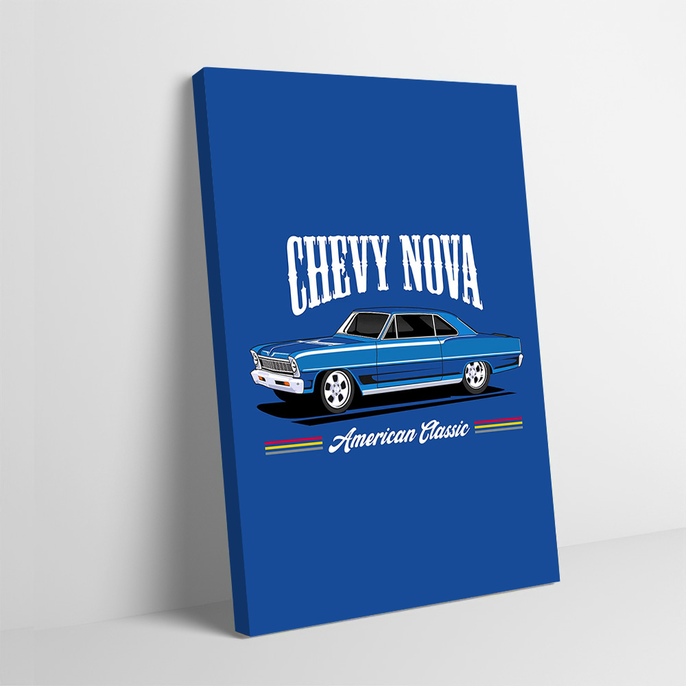 Nova Decor & Lighting Julestjerne - Chevy Nova классические автомобили печать плакатов