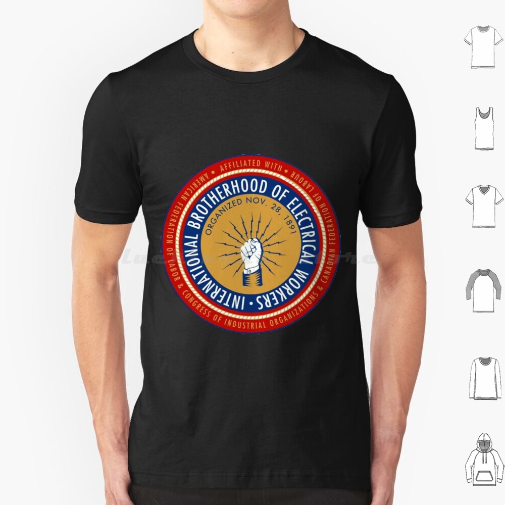 Union Lighting & Decor Photos - Футболка Ibew Electrician-Cool, большой размер, 100%