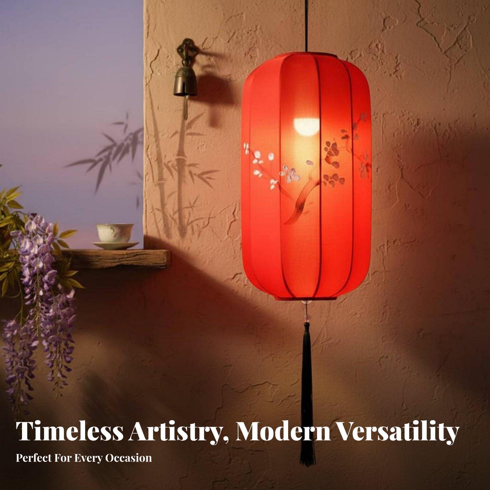 Decor Timeless Lighting - Китайский дизайн, водонепроницаемый подвесной фонарь, расписанный