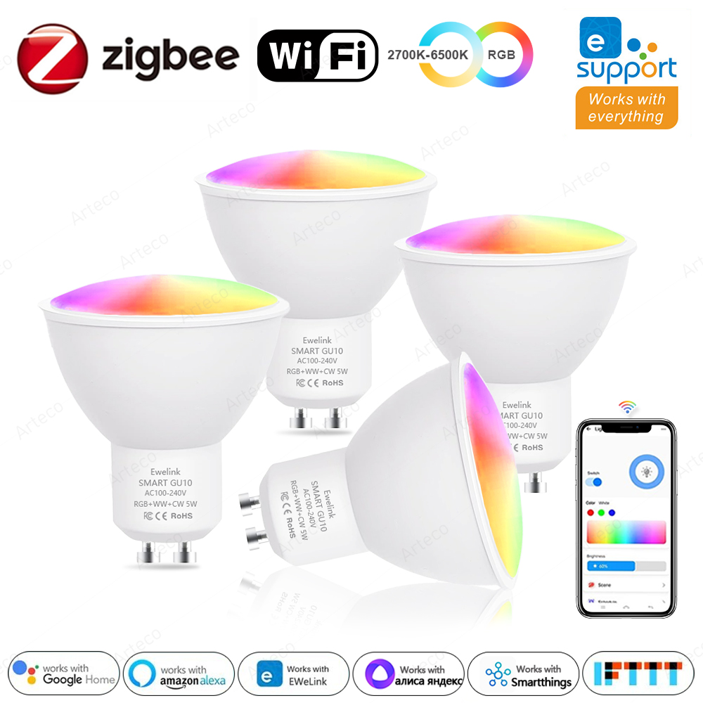 Ewelink GU10 Zigbee Светодиодн – обзор и цена Philips Bulb Hue