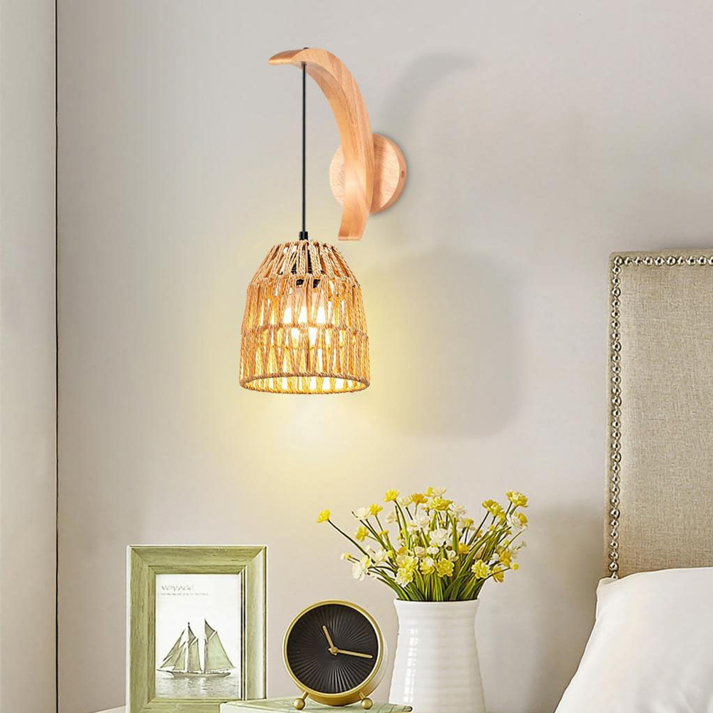 Настенный светильник из ротанг – обзор и цена Foyer Lighting Wall Decor