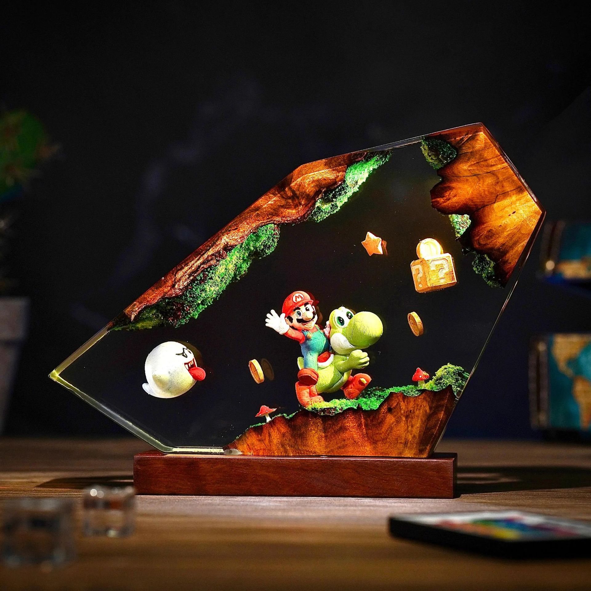 Настольная лампа из смолы с му – обзор и цена Decor Lighting Table Lamps
