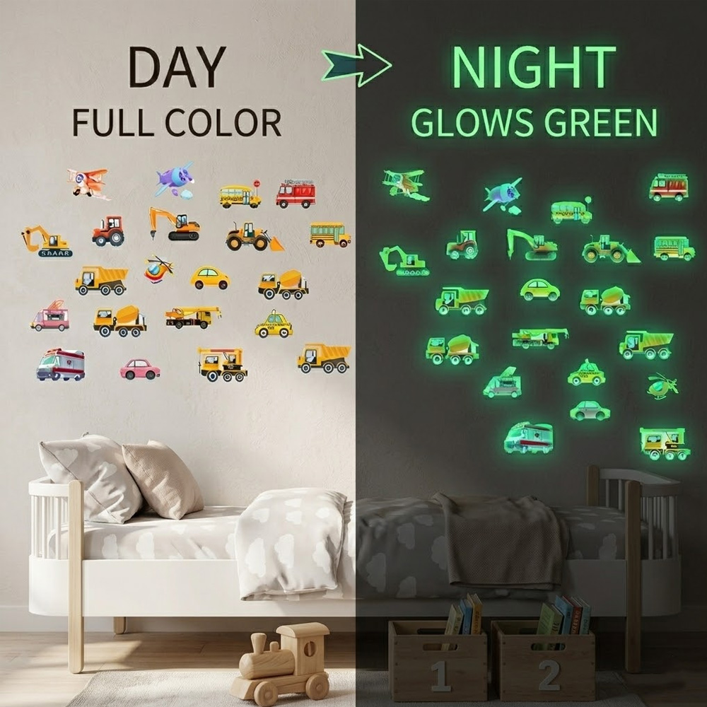 Светящиеся наклейки на стену д – обзор и цена Lighting Mcqueen Bedroom Decor