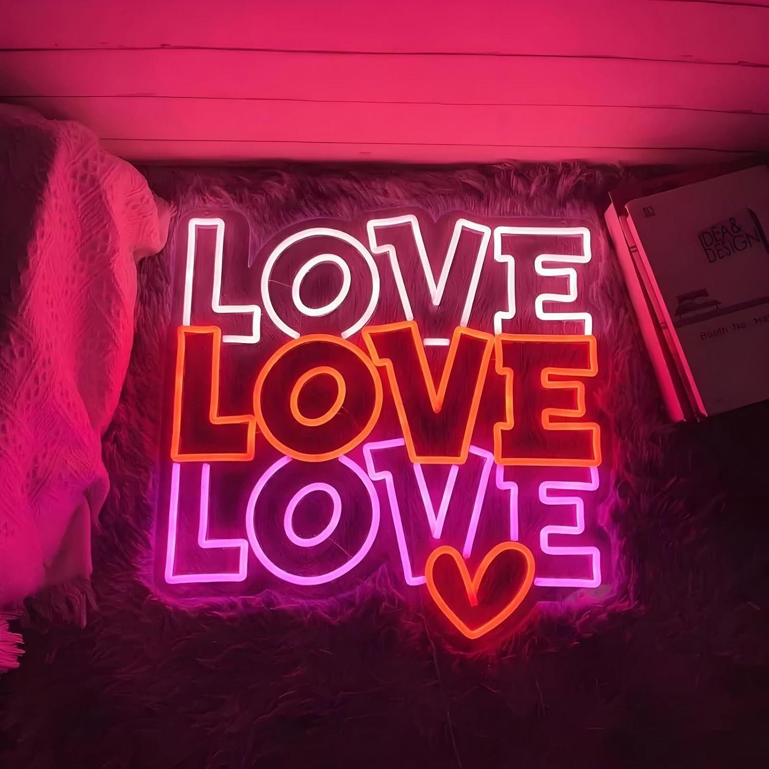 Неоновая вывеска с надписью «Л – обзор и цена Lighting Decor For Wedding